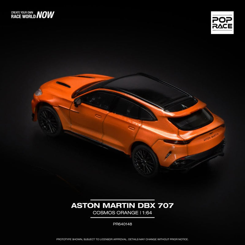 Laad de afbeelding in de Gallery-viewer, ASTON MARTIN DBX 707 ORANJE POP RACE 1:64
