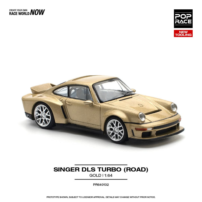Chargez l'image dans la visionneuse de la galerie, PORSCHE SINGER DLS TURBO (ROAD) OR POP RACE 1:64
