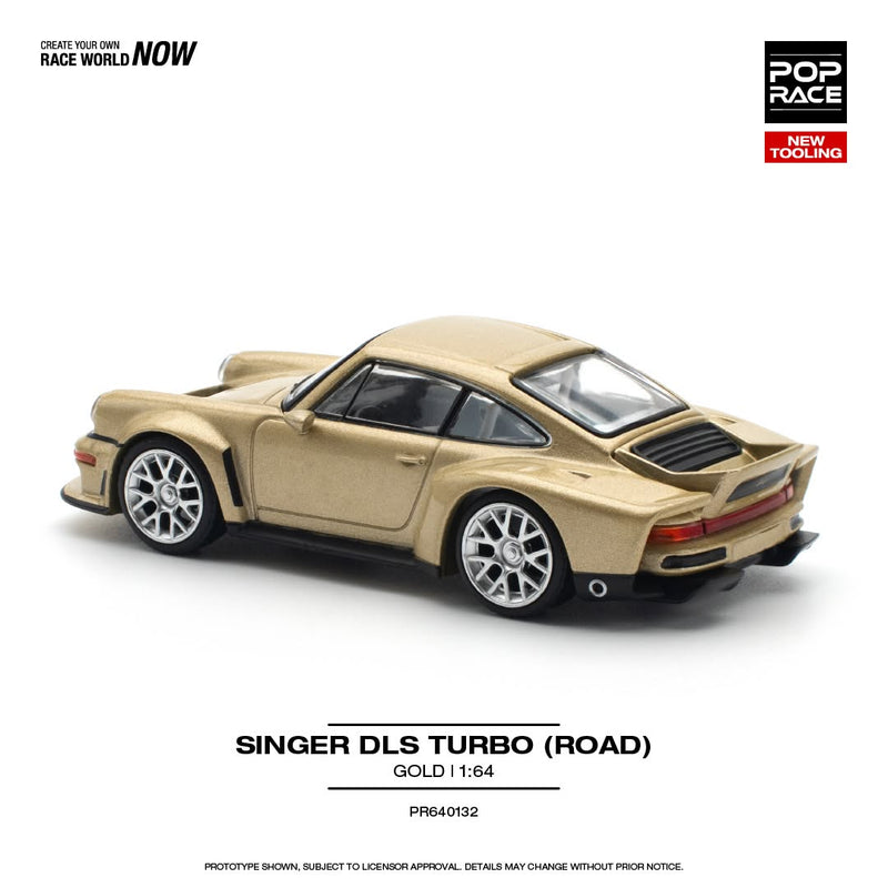 Chargez l'image dans la visionneuse de la galerie, PORSCHE SINGER DLS TURBO (ROAD) OR POP RACE 1:64
