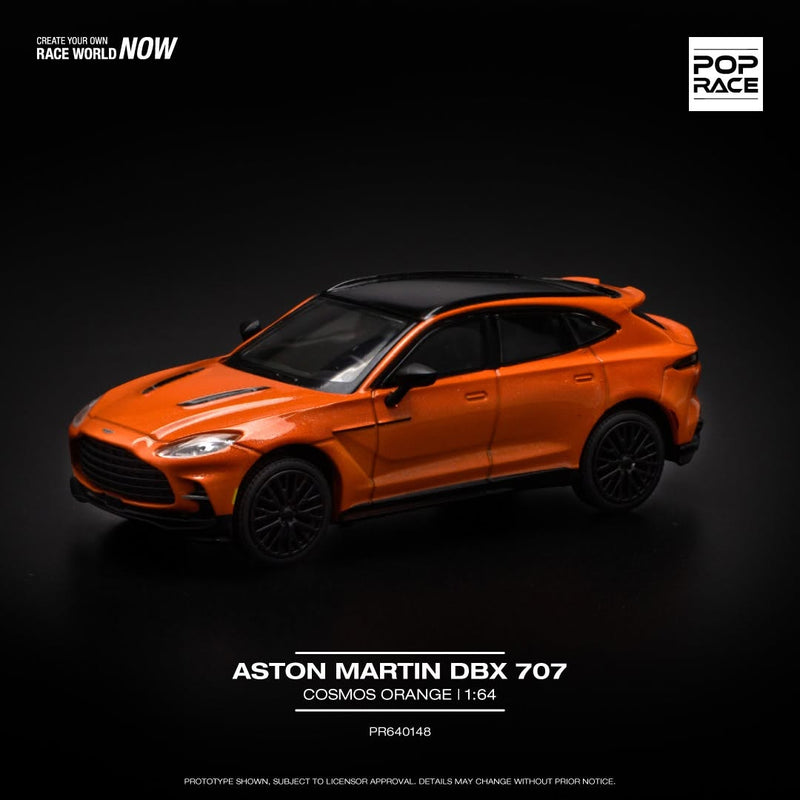 Laad de afbeelding in de Gallery-viewer, ASTON MARTIN DBX 707 ORANJE POP RACE 1:64
