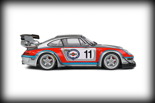 Porsche RWB CARROSSERIE MARTINI GRIS 2020 SOLIDO 1:18