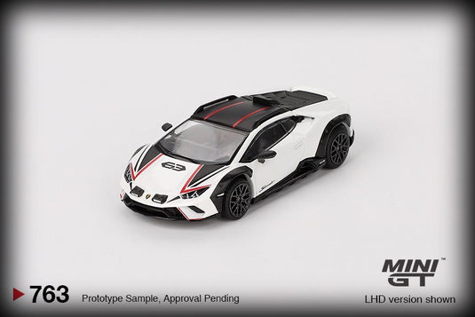 Lamborghini HURACÁN STERRATO BIANCO ASOPO 2023 (LHD) MINI GT 1:64