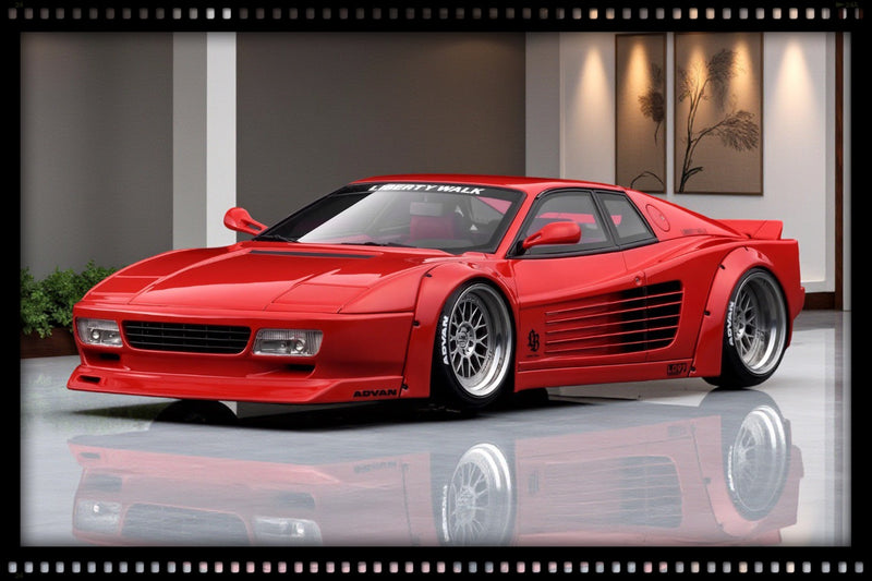 Laad de afbeelding in de Gallery-viewer, Ferrari LB-WORKS 512 ROOD IGNITION MODEL 1:18
