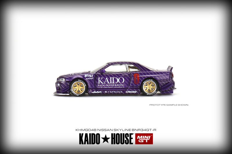 Laad de afbeelding in de Gallery-viewer, Nissan Skyline GT-R (R34) V1 Kaido House MINI GT 1:64
