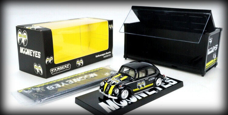 Chargez l&#39;image dans la visionneuse de la galerie, Volkswagen Coccinelle (Mooneyes) Avec Conteneur TARMAC WORKS 1:64

