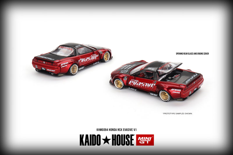 Laad de afbeelding in de Gallery-viewer, Honda NSX Evasive V1 Kaido House MINI GT 1:64
