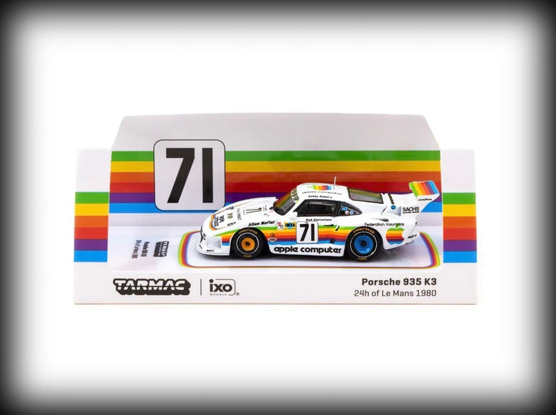 Laad de afbeelding in de Gallery-viewer, Porsche 935 K3 24h Le Mans 1980 Nr.71 B. Rahal/ B. Garretson/ A. Moffat TARMAC WORKS 1:64
