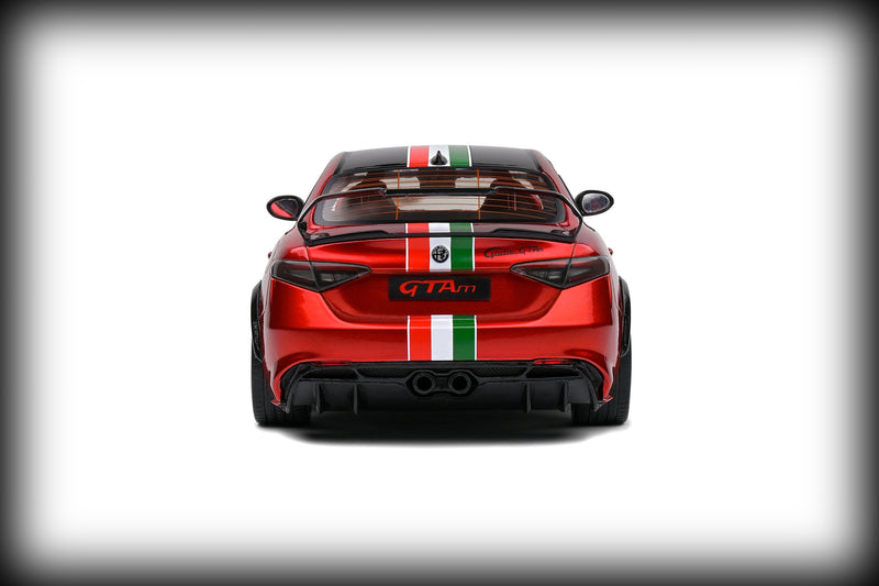 Laad de afbeelding in de Gallery-viewer, Alfa Romeo GIULIA GTA-M TRICOLORE MUGELLO 2022 SOLIDO 1:18
