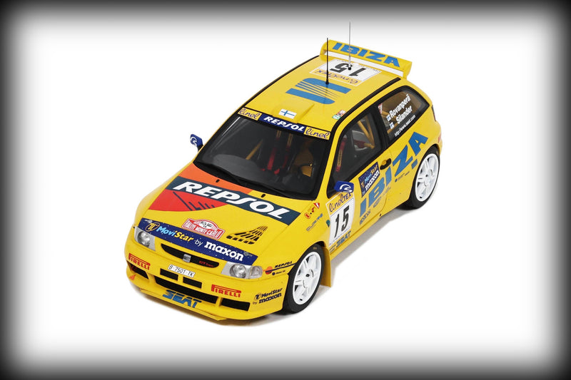Load image into Gallery viewer, Seat IBIZA KIT CAR H.ROVANPERA RALLYE MONTE CARLO 19987 (LIMITED EDITION 3000 pieces) OTTOmobile 1:18
