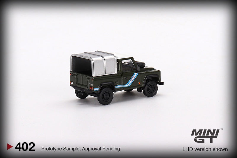 Laad de afbeelding in de Gallery-viewer, Land Rover Defender 90 Pick-up (LHD) MINI GT 1:64
