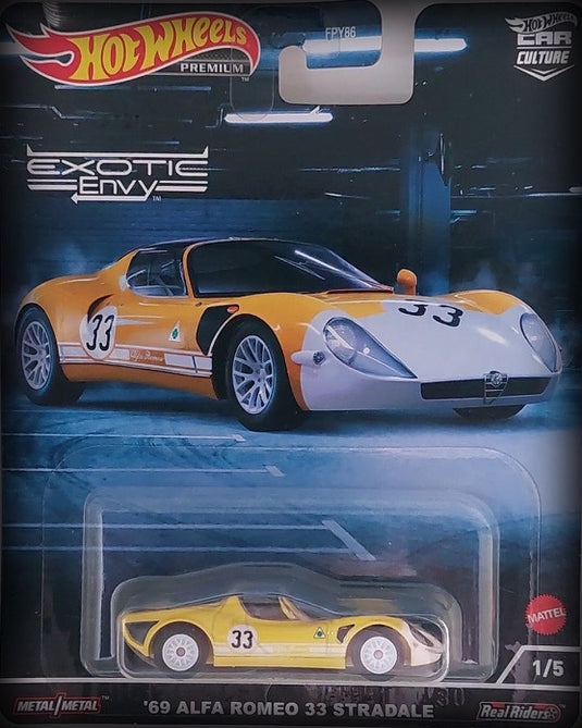 Alfa ROMEO 33 Stradale 1969 HOT WHEELS 1:64