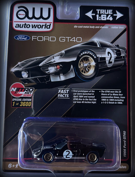 Ford GT40 AUTO WORLD 1:64