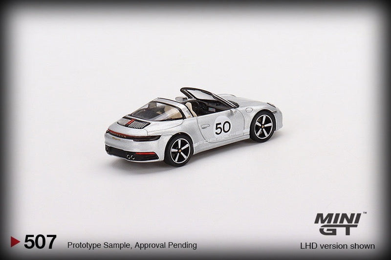 Load image into Gallery viewer, Porsche 911 Targa 4S heritage design edition GT (RHD) MINI GT 1:64
