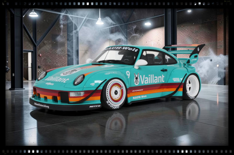 Chargez l'image dans la visionneuse de la galerie, PORSCHE RWB BOONME TURQUOISE 2025 GT SPIRIT 1:18
