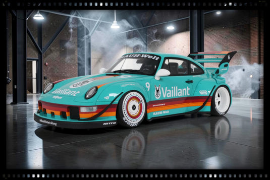 PORSCHE RWB BOONME TURQUOISE 2025 GT SPIRIT 1:18