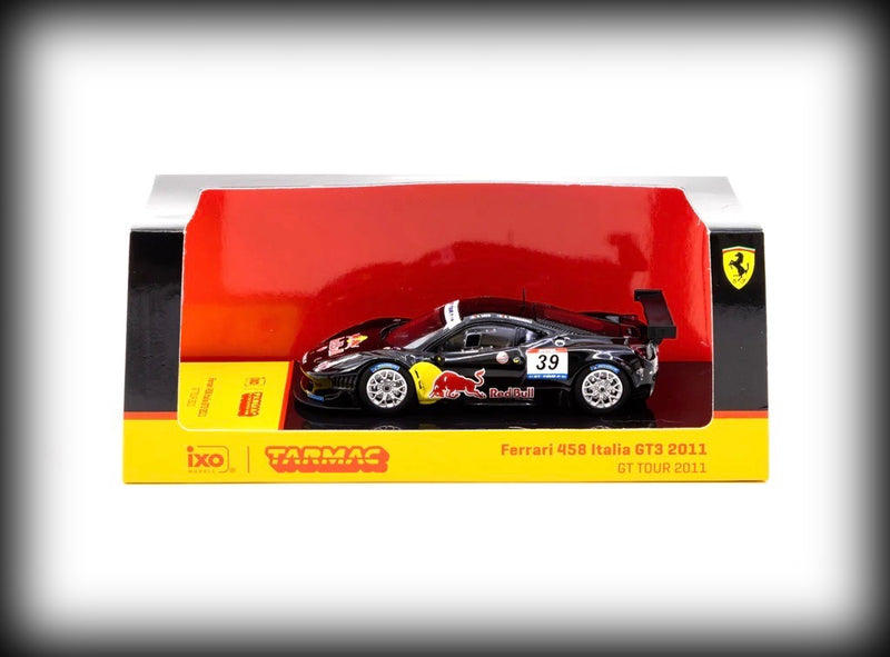 Laad de afbeelding in de Gallery-viewer, Ferrari 458 Italia GT3 #39 S. Loeb/B.Hernandez GT Tour 2011 TARMAC WORKS 1:64
