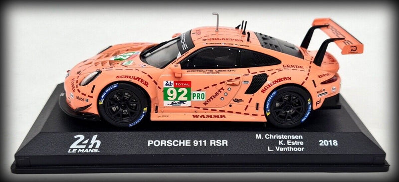 Chargez l&#39;image dans la visionneuse de la galerie, Porsche 911 RSR #92 CHRISTENSEN/ESTRE/VANTHOOR 24H LE MANS 2018 ATLAS 1:43

