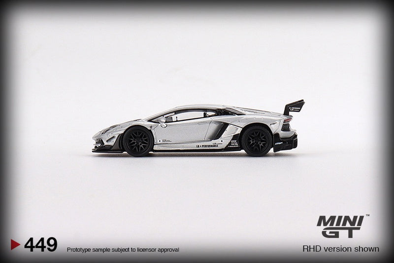 Laad de afbeelding in de Gallery-viewer, Lamborghini AVENTADOR Limited Edition LB Works (RHD) MINI GT 1:64
