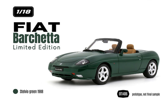 FIAT BARCHETTA LIMITED EDITION STELVIO GROEN 1998 OTTOmobile 1:18