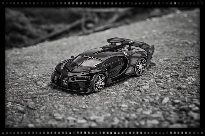 Bugatti VISION GRAN TURISMO BLACK 2015 (LHD) MINI GT 1:64