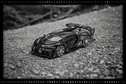 Bugatti VISION GRAN TURISMO BLACK 2015 (LHD) MINI GT 1:64
