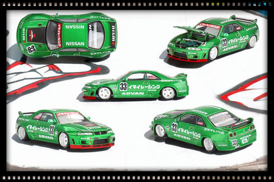 Nissan SKYLINE GT-R (R33) IMAI RACING V1 1995 MINI GT 1:64