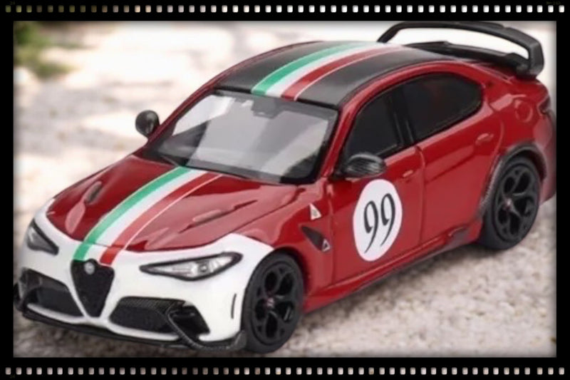 Load image into Gallery viewer, Alfa Romeo Giulia GTAm Rosso GTA #99 BBR Models 1:64
