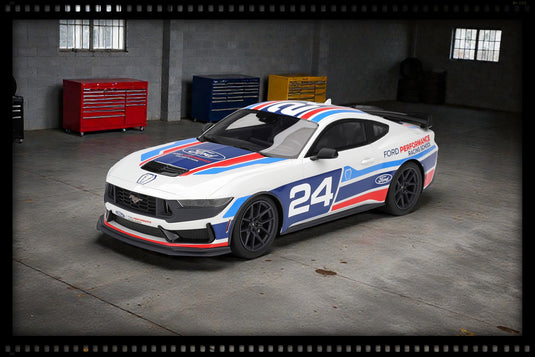 Ford MUSTANG DARK HORSE #24 FORD PERFORMANCE RACING SCHOOL 2025 TOP SPEED 1:18