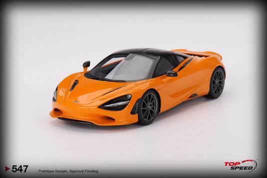 McLaren 750S MCLAREN 2023 (ORANGE) TOP SPEED 1:18
