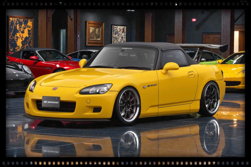 Laad de afbeelding in de Gallery-viewer, HONDA S2000 (AP1) GEEL IGNITION MODEL 1:18
