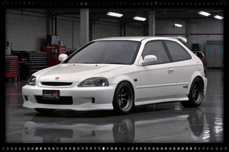 Chargez l'image dans la visionneuse de la galerie, HONDA CIVIC (EK9) Type R BLANC IGNITION MODEL 1:18

