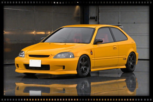 HONDA CIVIC (EK9) Type R YELLOW (INITIAL D) IGNITION MODEL 1:18