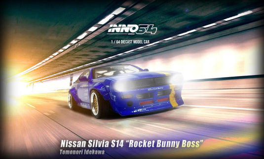 Nissan SILVIA S14 Rocket Bunny Boss Tomonori Idekawa INNO64 Models 1:64