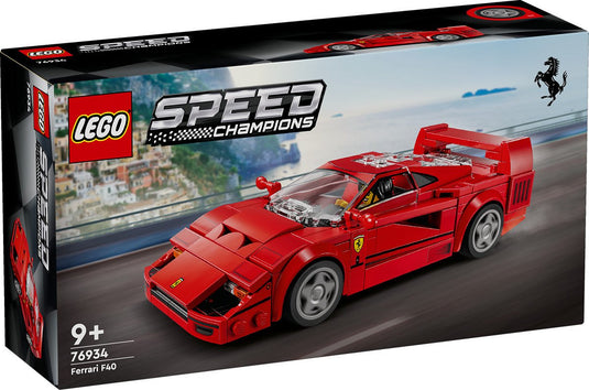 FERRARI F40 SUPERCAR RED LEGO SPEED CHAMPIONS