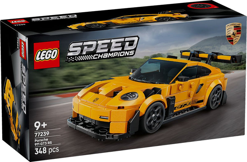 Chargez l'image dans la visionneuse de la galerie, PORSCHE 911 GT3 RS SUPERCAR ORANGE LEGO SPEED CHAMPIONS
