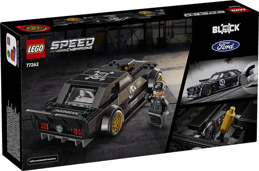 FORD MUSTANG HOONICORN V1 "KEN BMOCKS 1965" BLACK LEGO SPEED CHAMPIONS