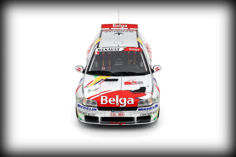 Load image into Gallery viewer, Renault CLIO MAXI KIT CAR WHITE B. MUNSTER YPRES RALLYE 1995 (LIMITED EDITION 2500 pieces) OTTOmobile 1:18
