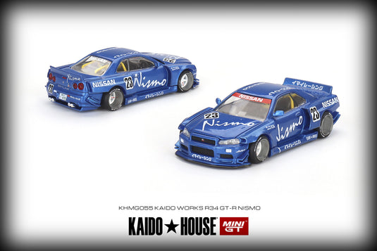 Nissan Skyline GT-R (R34) Kaido Works V3 Kaido House MINI GT 1:64