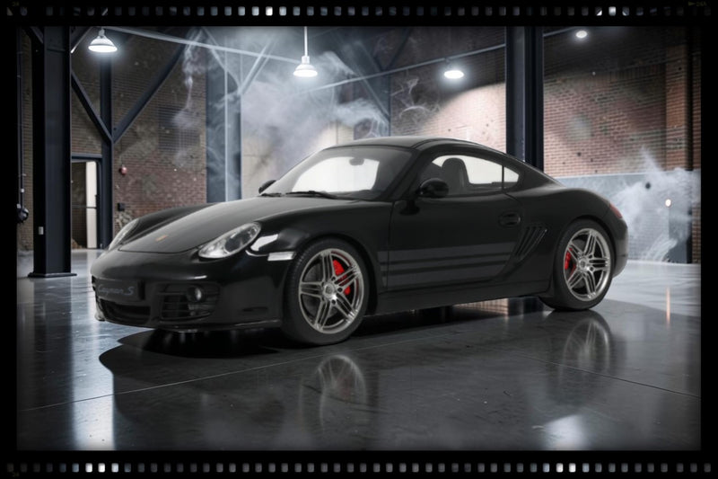 Chargez l'image dans la visionneuse de la galerie, PORSCHE CAYMAN S DESIGN EDITION 1 NOIR 2008 GT SPIRIT 1:18
