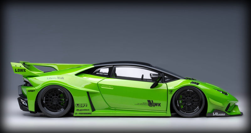 Chargez l&#39;image dans la visionneuse de la galerie, Lamborghini HURACAN GT LIBERTY WALK LB SILHOUETTE WORKS AUTOart 1:18
