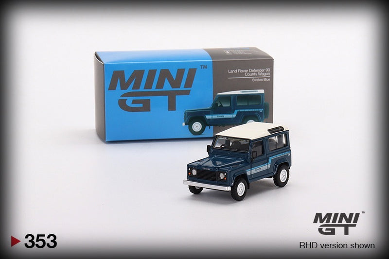 Laad de afbeelding in de Gallery-viewer, Land Rover Defender 90 County Wagon (LHD) MINI GT 1:64
