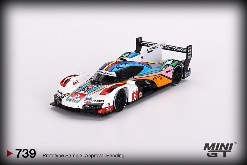 Load image into Gallery viewer, WORLDWIDE LIMITED EDITION OF 3000PCS SET OF 3 PORSCHE 963 PENSKE MOTORSPORT #5 / #6 / #75 24H LE MANS 2023 MINI GT 1:64
