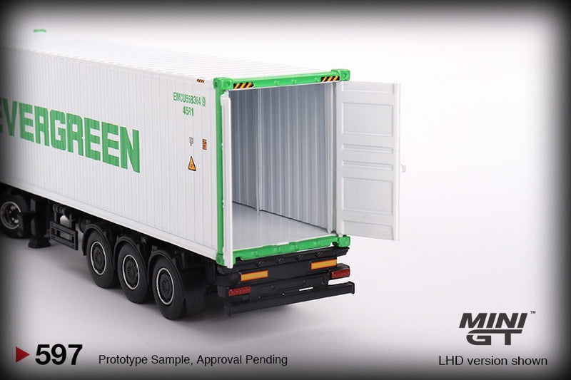 Load image into Gallery viewer, Western Star 49X with 40ft Reefer Container EVERGREEN MINI GT 1:64

