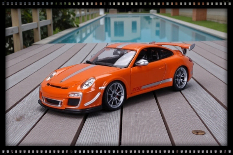 Load image into Gallery viewer, Porsche 911 GT3 RS 4.0 2012 Orange BBURAGO 1:18
