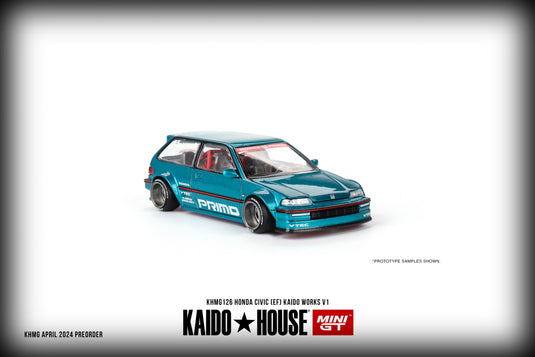 Honda CIVIC (EF) KAIDO WORKS V1 1987 MINI GT 1:64