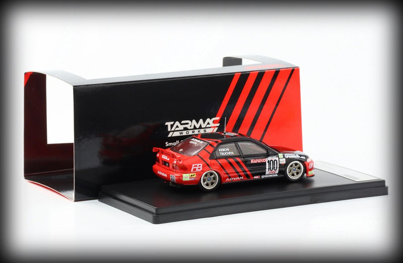 Laad de afbeelding in de Gallery-viewer, Honda Civic 1995 EG9 JTCC Nr.100 TARMAC WORKS 1:43
