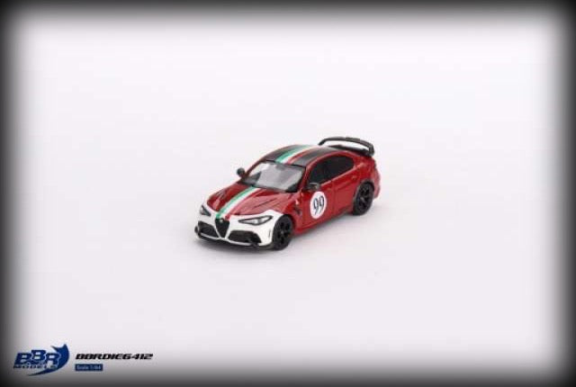Load image into Gallery viewer, Alfa Romeo Giulia GTAm Rosso GTA #99 BBR Models 1:64
