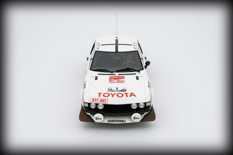 Chargez l&#39;image dans la visionneuse de la galerie, Toyota CELICA RA21 BLANC RAC RALLY 1977 (ÉDITION LIMITÉE 2000 pièces) OTTOmobile 1:18
