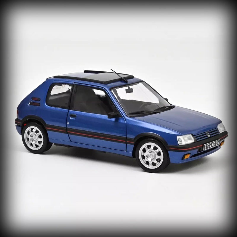 Laad de afbeelding in de Gallery-viewer, Peugeot 205 GTi 1.9 met open dak 1992 NOREV 1:18
