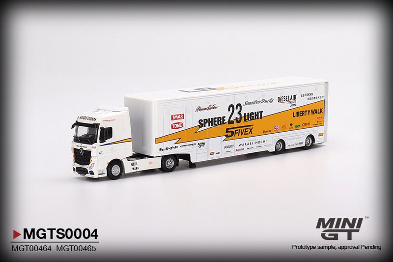 Load image into Gallery viewer, LB Racing Transporter Set MINI GT 1:64

